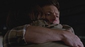 Dean hugs Sam on his return from Purgatory...